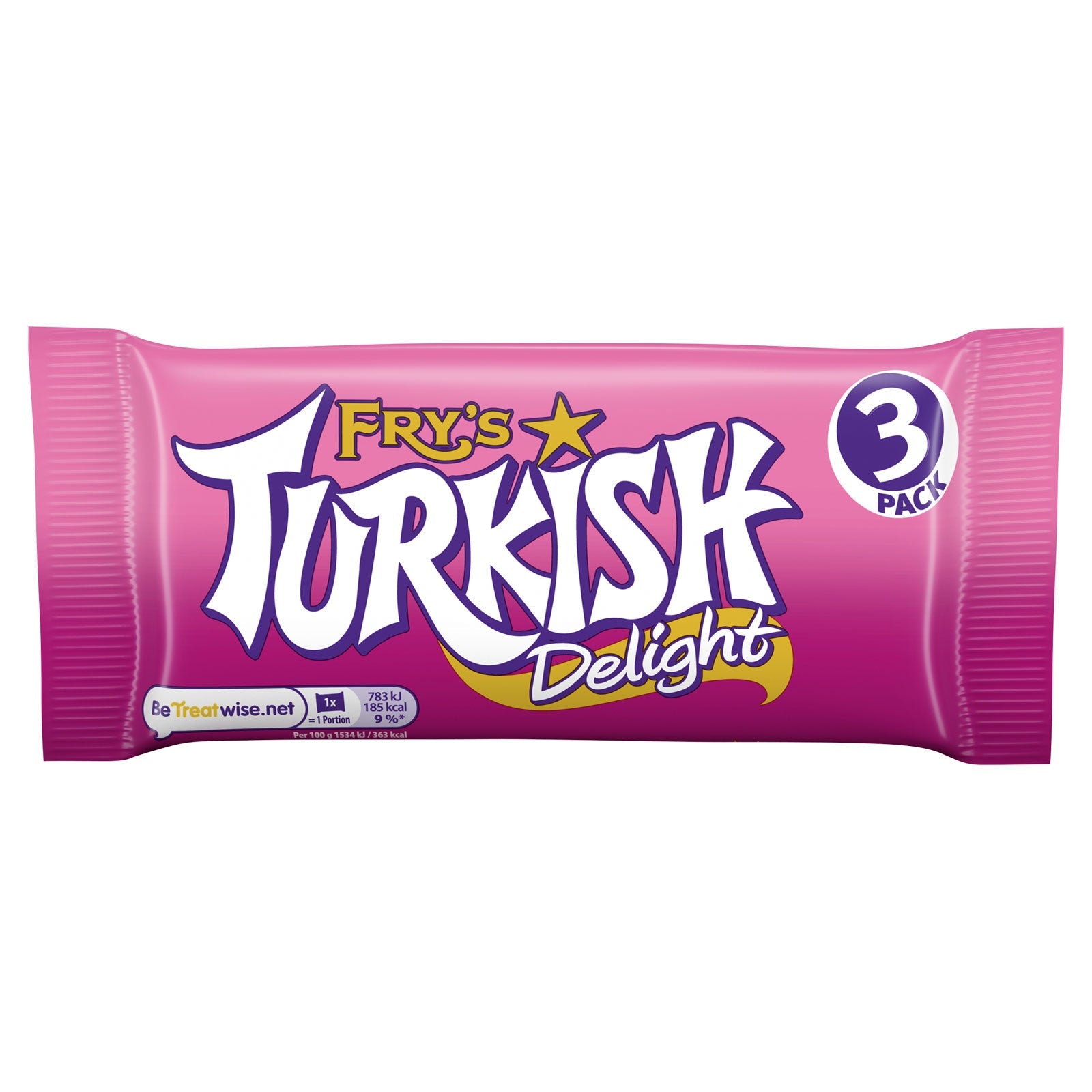 FRY'S Turkish Delight 3 Pack | High Quality Chocolate & Sweets Online - Product Image FRY'S Turkish Delight 3 Pack | High Quality Chocolate & Sweets Online - Product Image